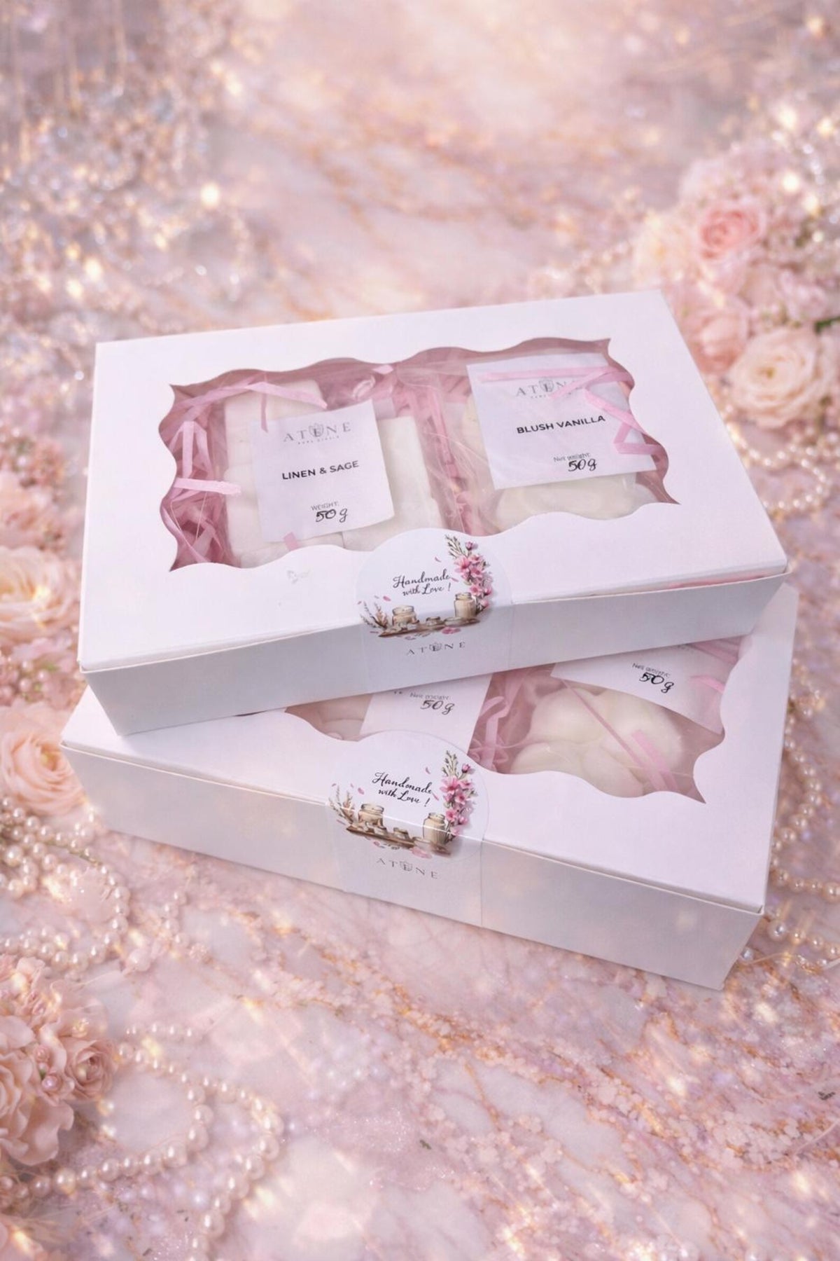 Linen Sage & Blush Vanilla Duo detail 2
