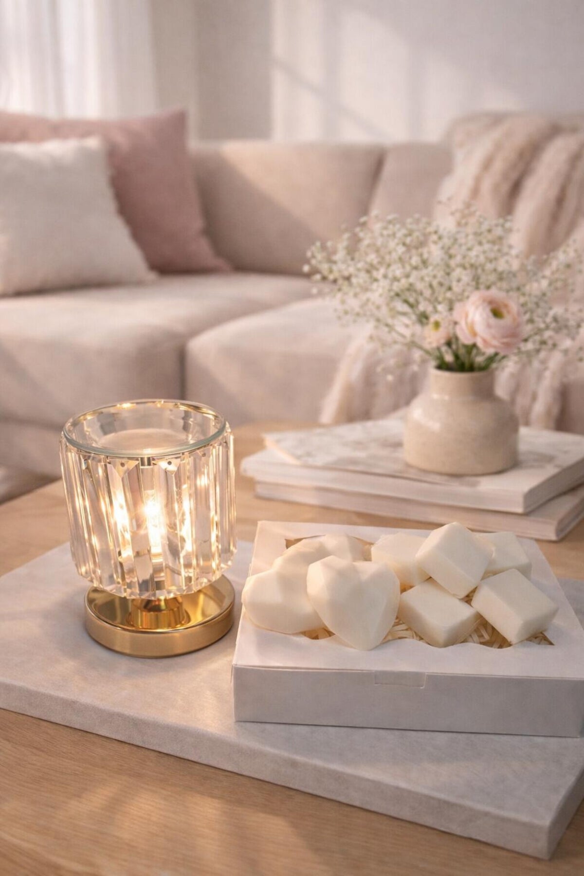 Electric Linen & Vanilla Burner Set detail 3